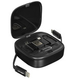 Дорожный набор аксессуаров Acefast micro USB, USB Type-C - USB Type-A, USB Type-C черный 0.95 м