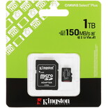 Карта памяти Kingston microSDXC 1000 ГБ [SDCS3/1TB]