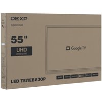 55" (139 см) Телевизор DEXP 55UCGQ2 серый
