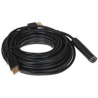 Кабель Ugreen USB Type-A х2 - USB Type-A черный 10 м