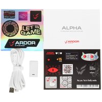 Мышь беспроводная/проводная ARDOR GAMING Alpha [ARDW-ALP3950-WT] белый