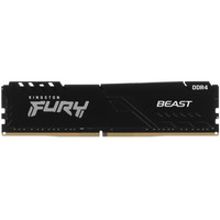 Оперативная память Kingston FURY Beast Black [KF432C16BB/8WP] 8 ГБ