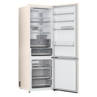 Холодильник с морозильником   LG GC-B640FEKM бежевый
