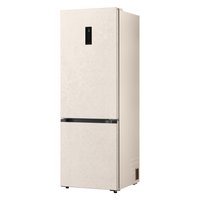 Холодильник с морозильником   LG GC-B640FEKM бежевый