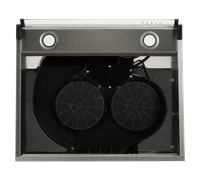 Exhaust hood suspended Artel Art-0960 L Punto gray/transparent