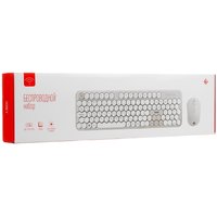 Клавиатура+мышь беспроводная   DEXP Honey бежевый