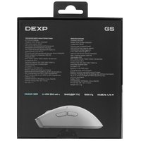 Мышь беспроводная/проводная DEXP GS Striker  белый