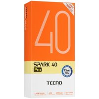 6.78" Смартфон Tecno SPARK 40 Pro 128 ГБ серый