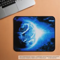 Коврик DEXP GM-S Blue planet (S) разноцветный