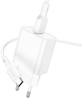 Сетевое зарядное устройство Borofone BA72A белый