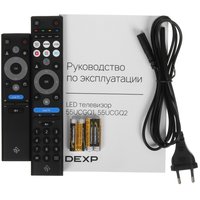 55" (139 см) Телевизор DEXP 55UCGQ2 серый