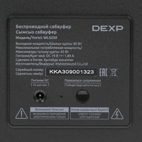 Саундбар DEXP WLS250 черный