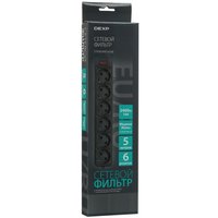 Сетевой фильтр DEXP Standard 650B черный