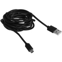 Кабель Aceline mini USB-B - USB Type-A черный 3 м