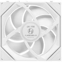 Реверсный вентилятор LIAN LI UNI FAN TL WIRELESS LCD 140 [G99.14RTLLCD1W1W.R0] белый