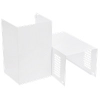Вытяжка наклонная DEXP SC60W-650 белый/белый