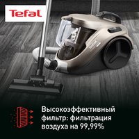 Пылесос  Tefal Compact Power TW3786RA серый