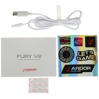 Мышь ARDOR GAMING Fury V2 [ARDW-FURY3325-WT]