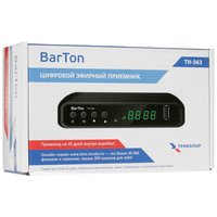 Приставка для цифрового ТВ BarTon TH-563 черный