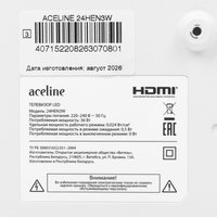 24" (60 cm) TV Aceline 24HEN3W white