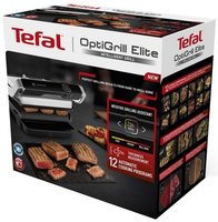 Гриль Tefal Optigrill Elite GC750D30 серый