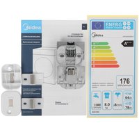 Встраиваемая стиральная машина Midea MFA06W80B/W