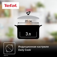 Кастрюля Tefal Daily Cook G7124445 3 л 20 см серебристый