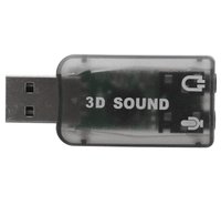 Внешняя USB аудиоадаптер DEXP 3D