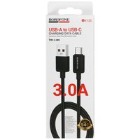 Кабель Borofone USB Type-C - USB Type-A черный