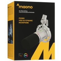 Микрофон Maono PD200X белый