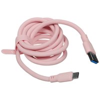 Кабель KEYRON USB Type-C - USB Type-A розовый 1.5 м