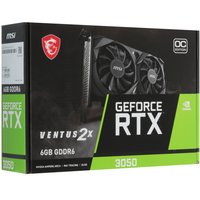 Видеокарта MSI GeForce RTX 3050 VENTUS 2X E OC [RTX 3050 VENTUS 2X E 6G OC]