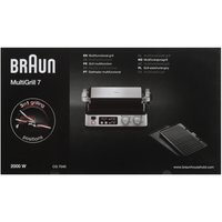 Гриль Braun MultiGrill 7 CG7040 серебристый