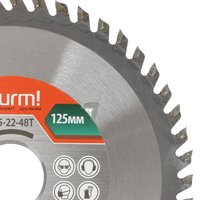 Диск пильный Sturm! 9020-125x22x48T