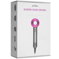 Фен Aceline Super Hair Dryer серый/розовый