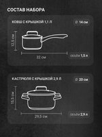 Набор посуды TalleR Практис TR-17300