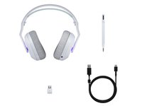 Wireless/wired headphones Logitech G522 Lightspeed white 2025