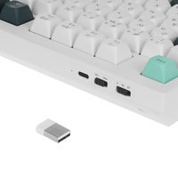 Клавиатура  проводная + беспроводная Keychron Q5 HE цвет белый