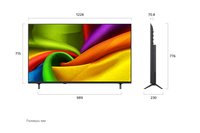 55" (139 см) Телевизор LG 55NU850B6LA черный