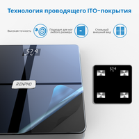 Весы Renpho Elis Aspire WiFi Body Scale ES-WBE28 черный