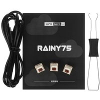 Клавиатура  проводная + беспроводная WOBKEY Rainy75 Pro цвет черный