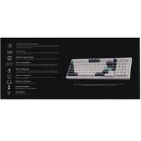 Клавиатура  проводная + беспроводная Keychron Q5 HE цвет белый