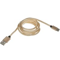 Cable DEXP USB Type-C - USB Type-A golden 1 m