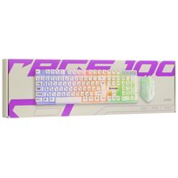 Клавиатура+мышь  проводная  Aceline GS Rage 100 белый
