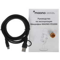 Микрофонный комплект Maono PD100X черный