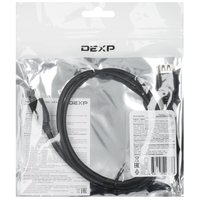Кабель DEXP USB Type-A - USB Type-A черный 1 м