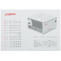 Блок питания ARDOR GAMING Colossus 850WPF Platinum  белый