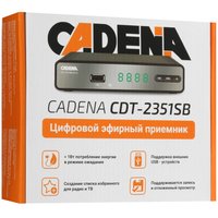 Приставка для цифрового ТВ Cadena CDT-2351SB черный