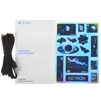 Клавиатура  проводная KEYRON Luminis цвет серый