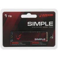 1024 GB M.2 NVMe Storage ARDOR GAMING Simple SI1024QSHI